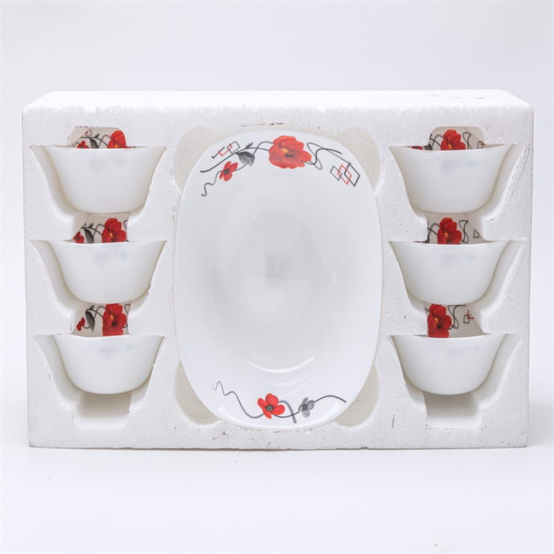7F &Ateria Set Heat Resistent Opal Glassware