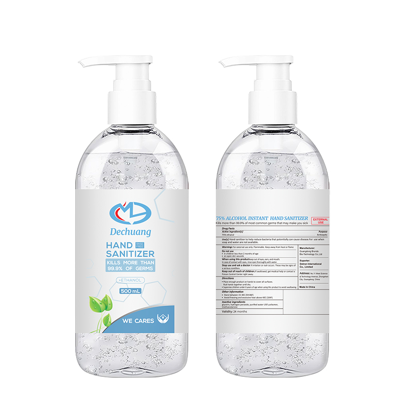 500ml 75% Alkoholi Instant Hand Sanitizer Gel