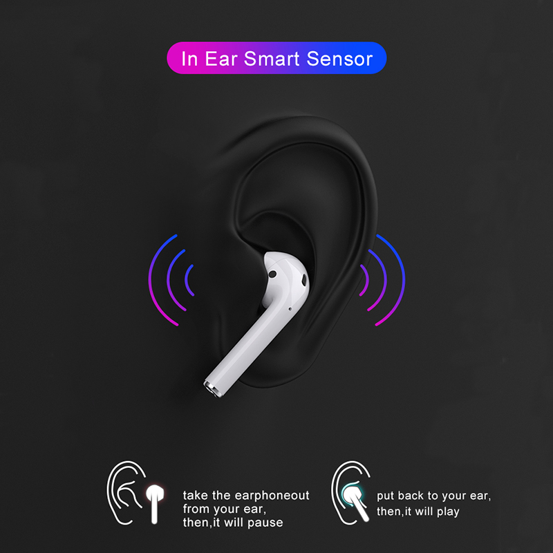 TWS Bluetooth-kuuloke i28 HD-äänenlaatu kosketuskäyttö