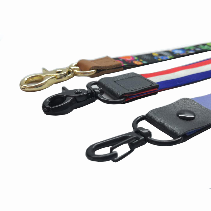 Tehtaan suora myynti räätälöity Lanyard tukku polyester Lanyard nahka Lanyard PU nahka Lanyard boutique korkealuokkainen Lanyard räätälöity logo