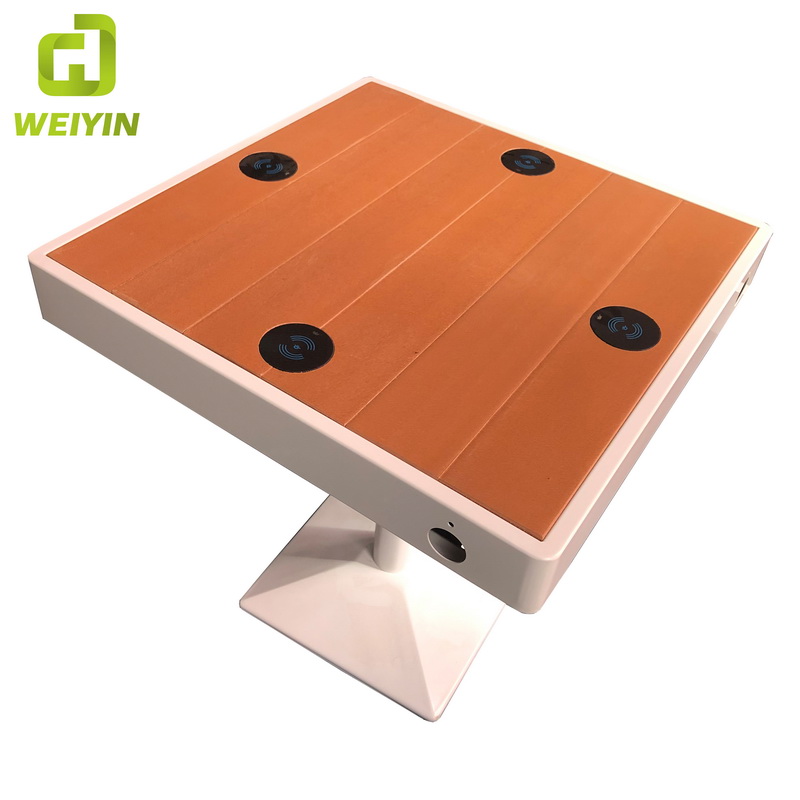 Ainutlaatuinen muotoilu kuuma myynti ulkokäyttöön tarkoitettu matkapuhelimen latausasema aurinkoenergialla toimiva pöytä