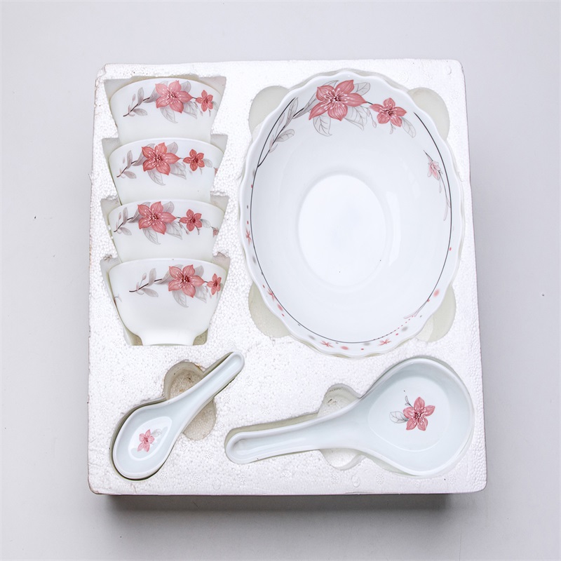 Opal glass glasware dinner sett - 10pcs bowl sett