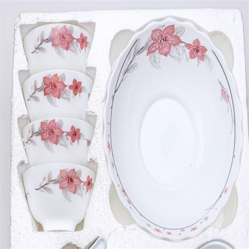 Opal glass glasware dinner sett - 10pcs bowl sett