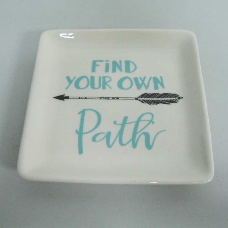 Promotional Ceramic Ceramic Plate dinner Decoration Plate 4.5