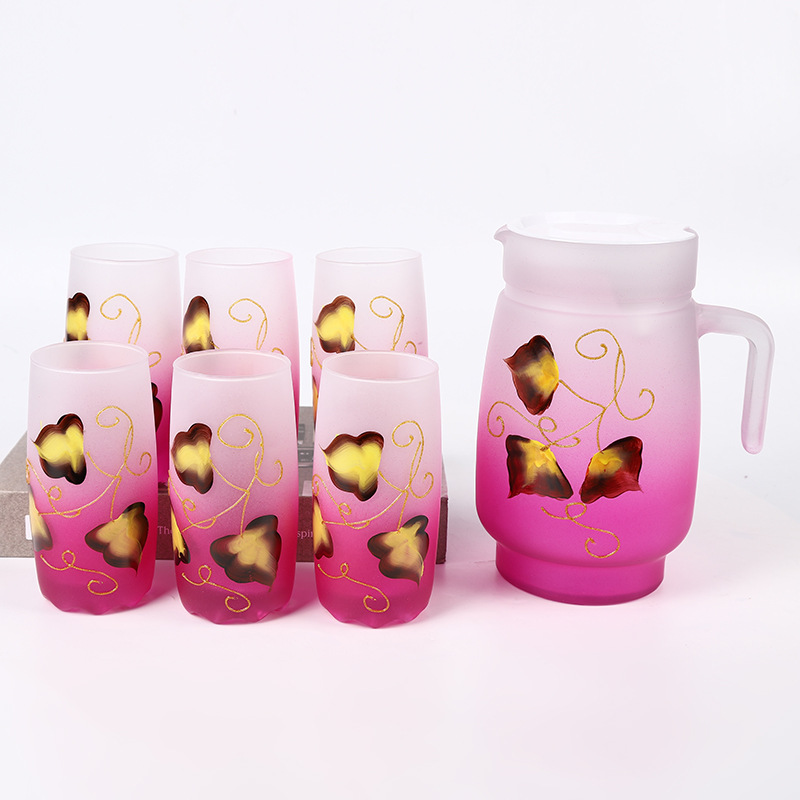 6 Cup Pot Set Painted Cup 6 Pieces of Creative Large Capacity Pot Belly Set Tukku Custom