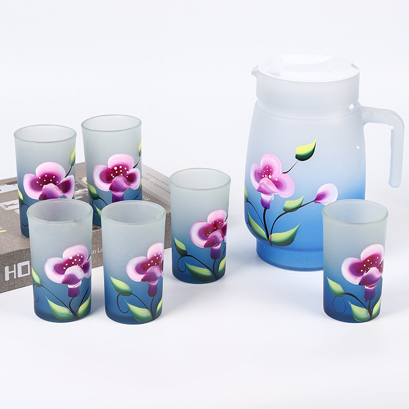 6 Cup Pot Set Painted Cup 6 Pieces of Creative Large Capacity Pot Belly Set Tukku Custom