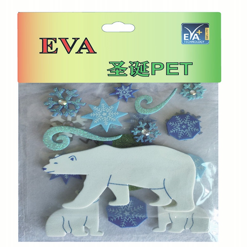 Foam Xmas PET Foam Glitter PET Foam muoto PET