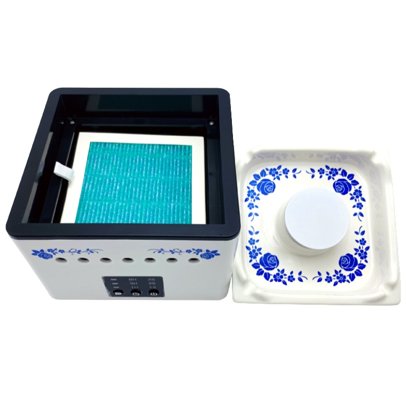 Muodikas elektroninen älykkyys ja savuton luova tuhkakupin pöytätietokone ilmanpuhdistimella T1