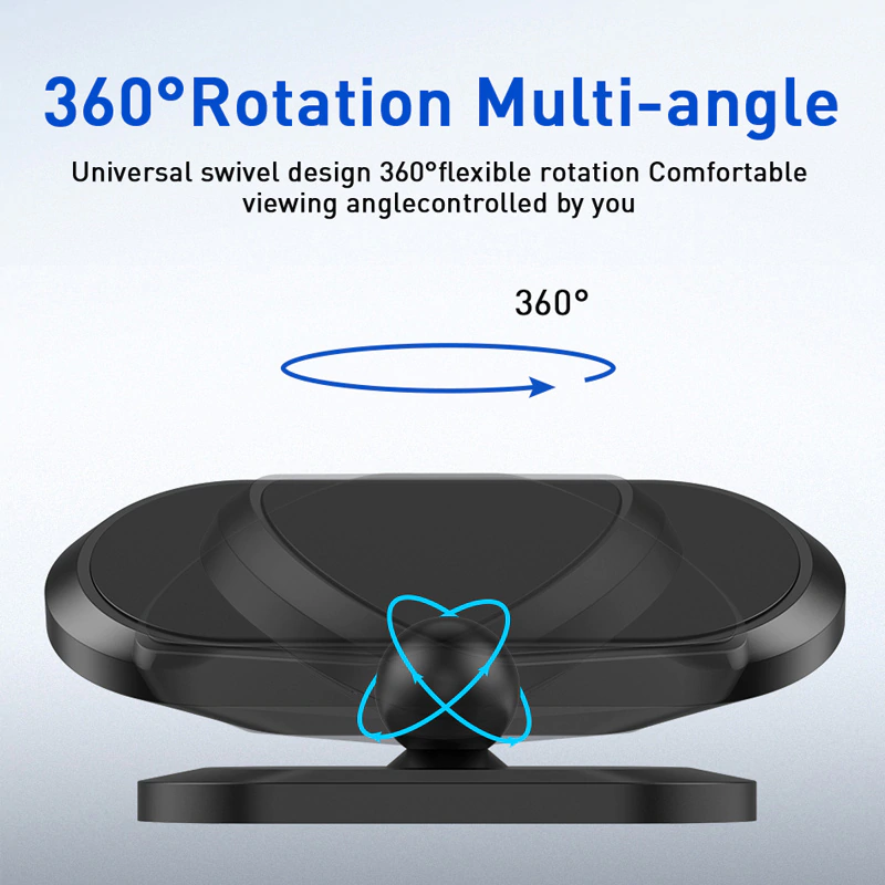 Magneettinen autopuhelinteline 360 ​​° Pyörivä autoteline Magneettipuhelinteline sopii 4,0–6,4 tuuman Samsungille, iphone-puhelintelineelle