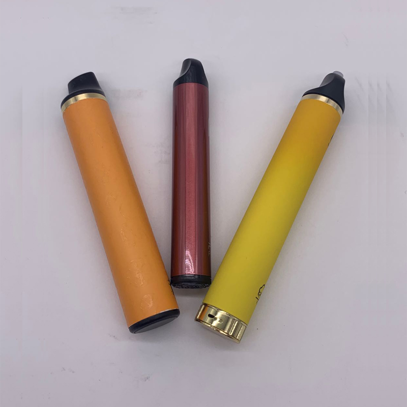 Värillinen vape-kynä ecig vaper tyhjä kertakäyttöinen vape-kotelo pakkauslaatikolla
