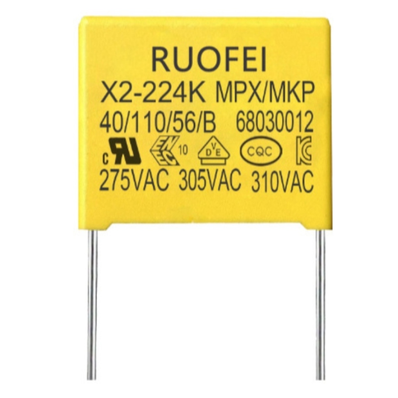 RUOFEI luokan X2 kalvokondensaattorit 275V turvalaatikon kondensaattori AC mkp x2 kondensaattori, erilaisilla sertifikaateilla