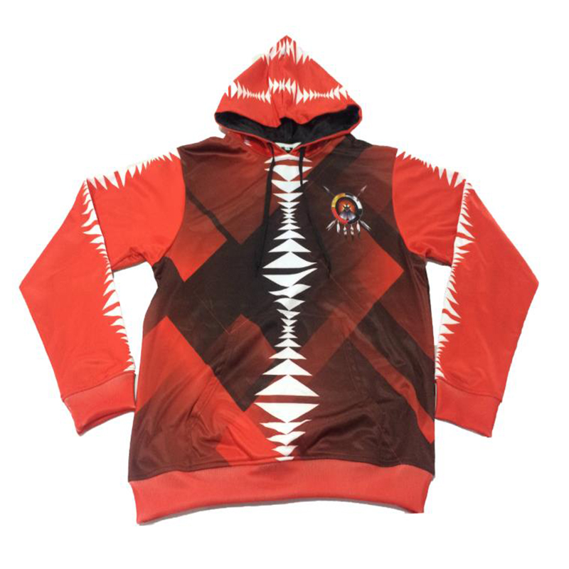 Mukautettu sublimaatio Sports Hoodie tukku 3d -painotus sublimaatiopuserot hupparit.