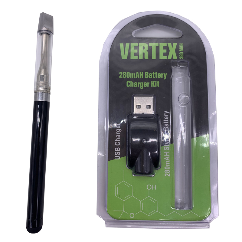 Uusi CBD-elektroninen savuke ladattava 1 ml 1,2 ml öljyä sisältävä CBD Vape -kynä