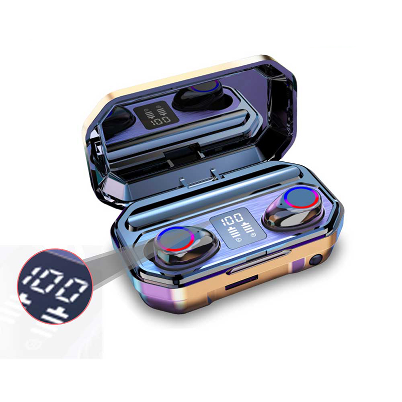M12 Tws Bluetooth -kuulokemikrofonikuulokkeet, joissa Power Bank -toiminto Ipx-5, vedenpitävät kuulokkeet