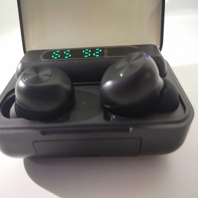 TWS F9 Langattomat kuulokkeet Power Bank -laturin kuulokekuulokkeilla Stereo auriculares Bluetooth-kuulokkeet