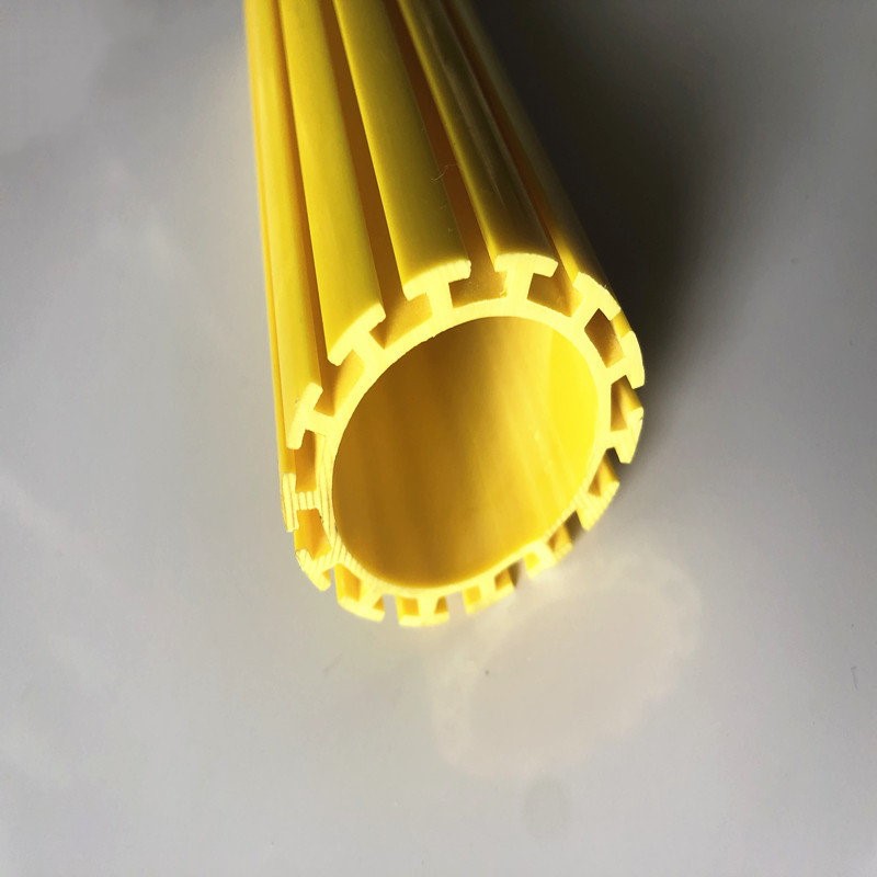 mittatilaustyönä valmistettu suulakepuristettu pvc-profiiliputki muoviputkiprofiili tikkukaramellin tukevaan liukukanavaan