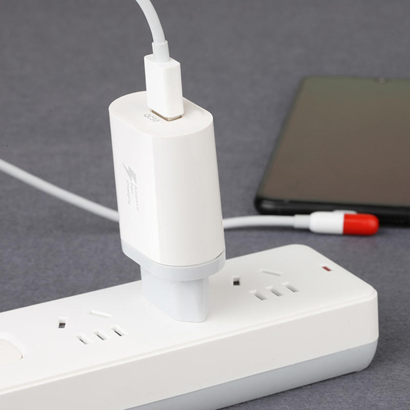 EU/US/UK PD 18W + 5V 2.4A 2 port USB C Fast Charger universal multi Travel lator