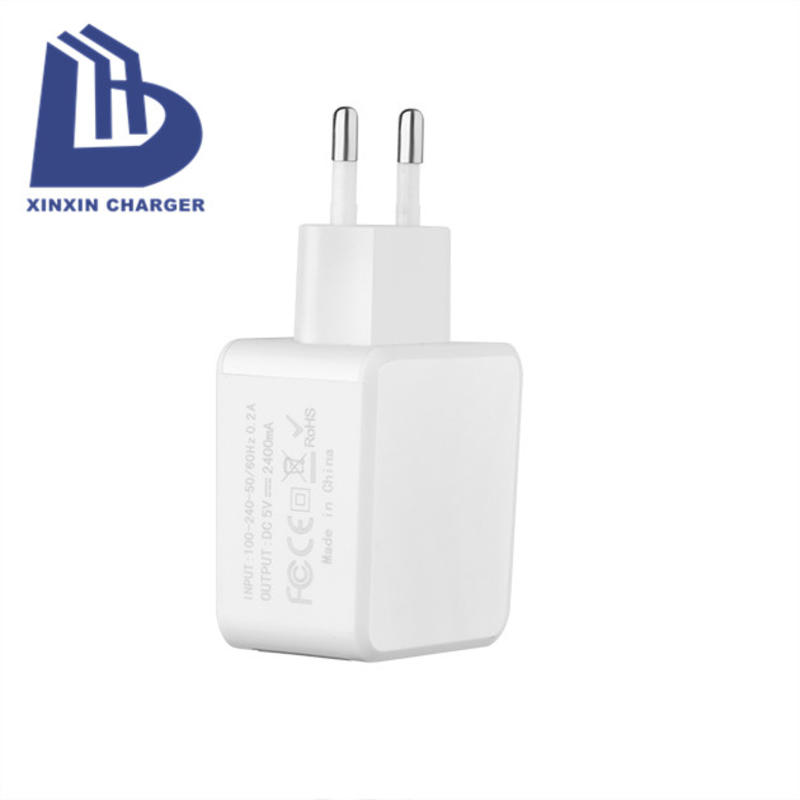 Kaksiporttiset kannettavat USB-seinälaturit moniporttiset USB-laturit EU / USA / UK / AU OEM