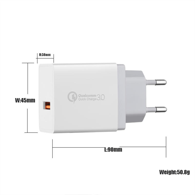 Pikalaturi UK-pistoke USB-seinälaturi iPhone UK -pistokkeelle QC3.0 USB-matkalaturi