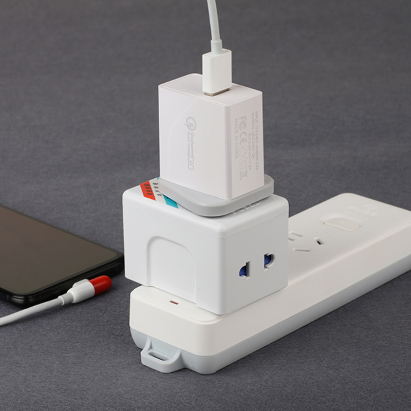 18 W QC 3.0 + 2.4A -sovitin, tyypin c USB-seinämatkalaturi-adapteri, nopea matkapuhelinlaturi, moniporttiset USB-laturit