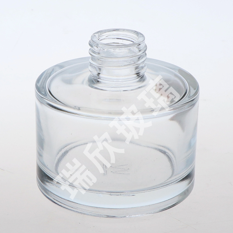 100ml pyöreä tyyppinen lasipullo ruokohajotin rullakorkilla