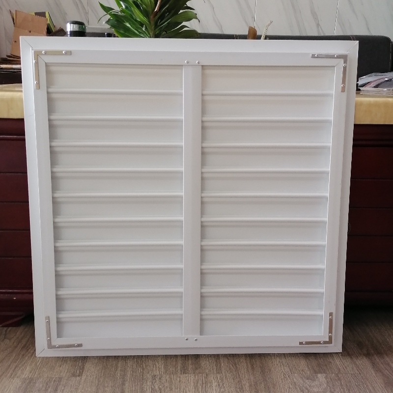 Mukautetut puristetut PVC-muoviset kaihtimet ikkunaluukut Louver pakopuhaltimelle