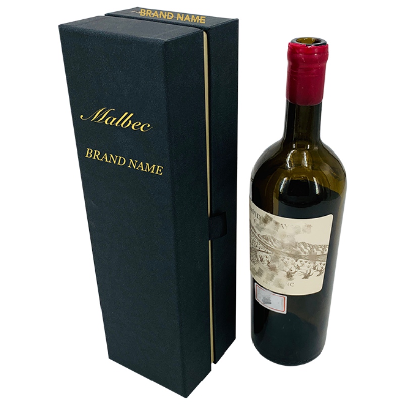 Ylellinen mukautettu viinipakkausrasia, jossa on musta EVA