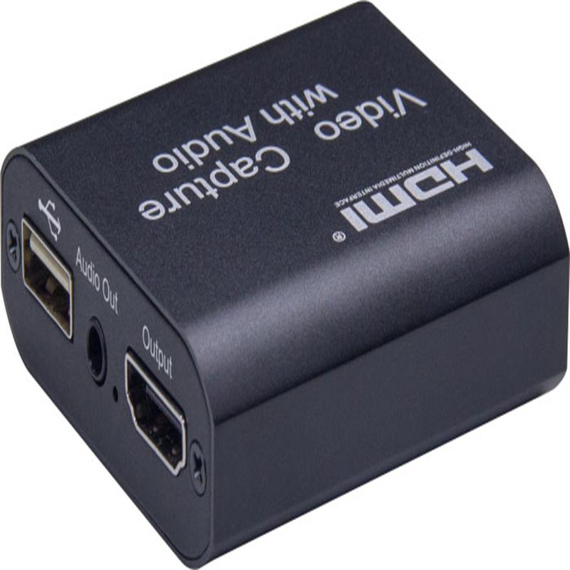 V1.4 HDMI-videokaappaus HDMI-silmukalla, 3,5 mm äänellä