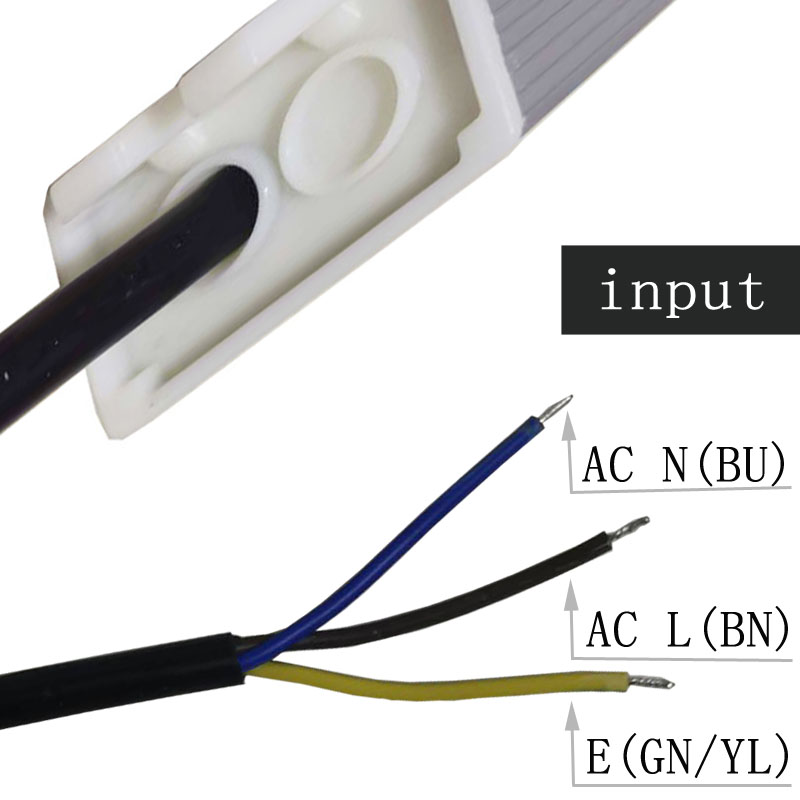 12v15w vakiojännite vedenpitävä pieni dc yksikuotoinen LED-virransyöttö