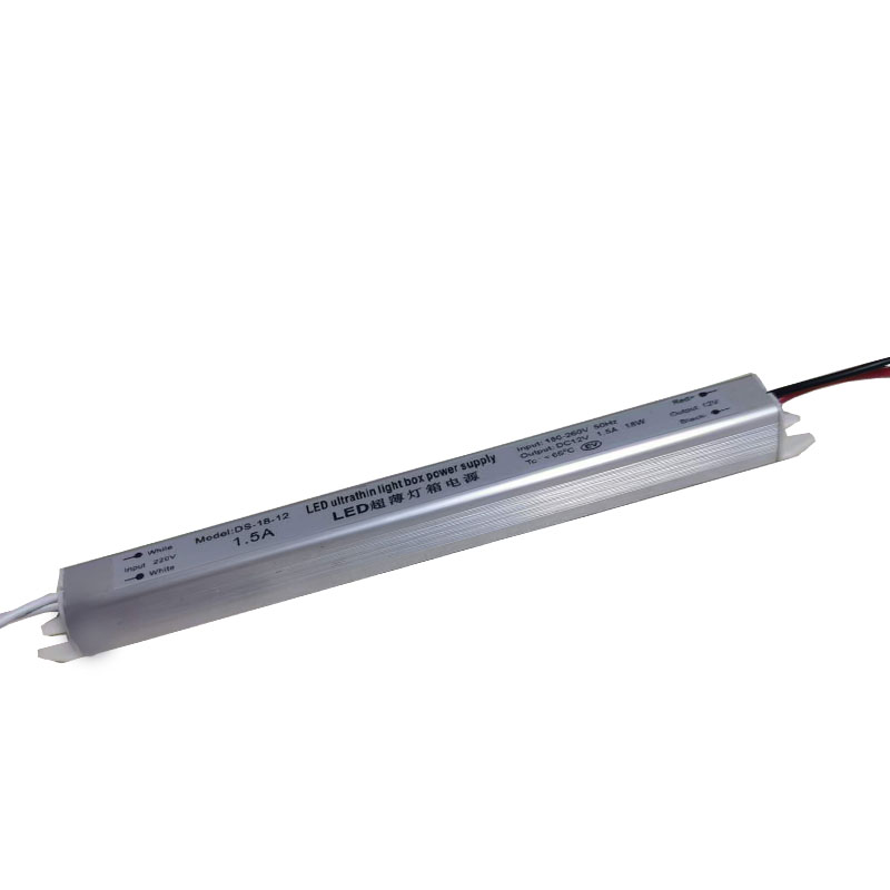 48W 12V 1.5A Led ultra-ohut älykäs huonekalu vaihtamassa vedenkestävää virtalähdettä puhdistava kone Super Slim valolaatikko