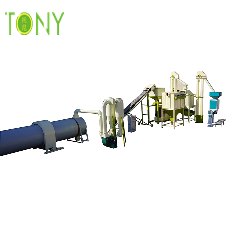 TONY korkealaatuinen ja ammattimainen tekniikka 7-8 tonnia / h biomassapellettitehdas