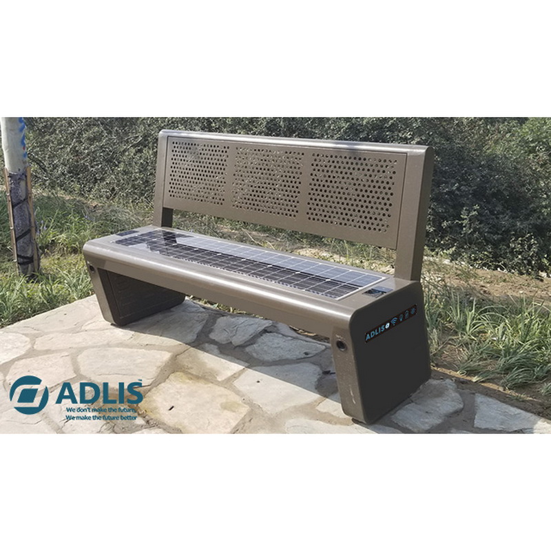 Stainless Steel Perfect Design Phone Charing Solar Smart Bench