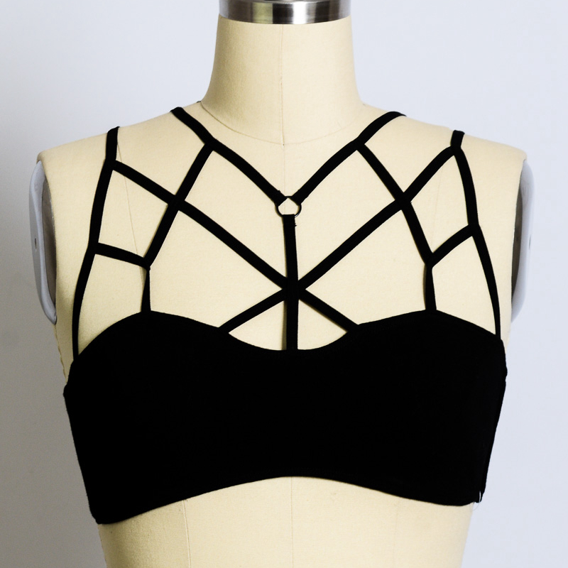 GA-016 Grace Girl Cage Front Seamless BRAlette XS/S M/L 2 Koko