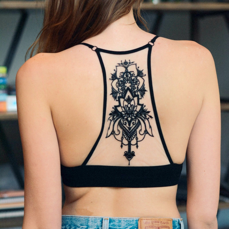 GA-5330 Grace Girl Tattoo Mesh Racerback BRAlette Tukkukauppa