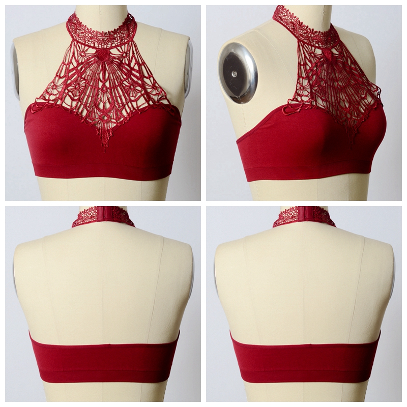 GA-5383 Grace Girl Baroque High Neck Bralette Tukkukauppa