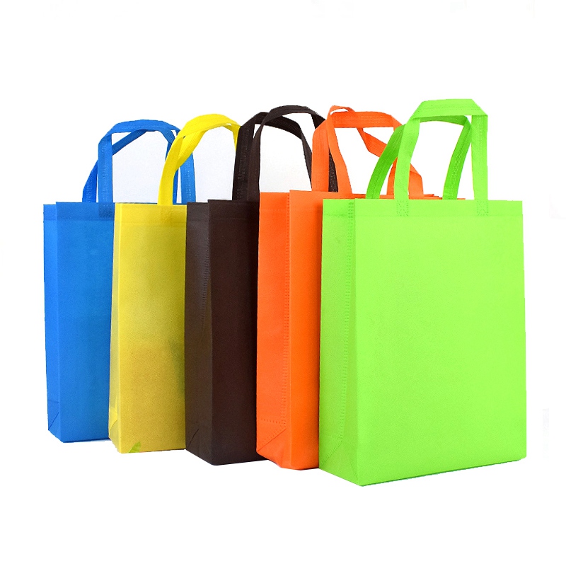 kuitukangaskassit Uudelleenkäyttöön ympäristöystävälliset ei-Woven Storage Bag Promotional Shopping Bag
