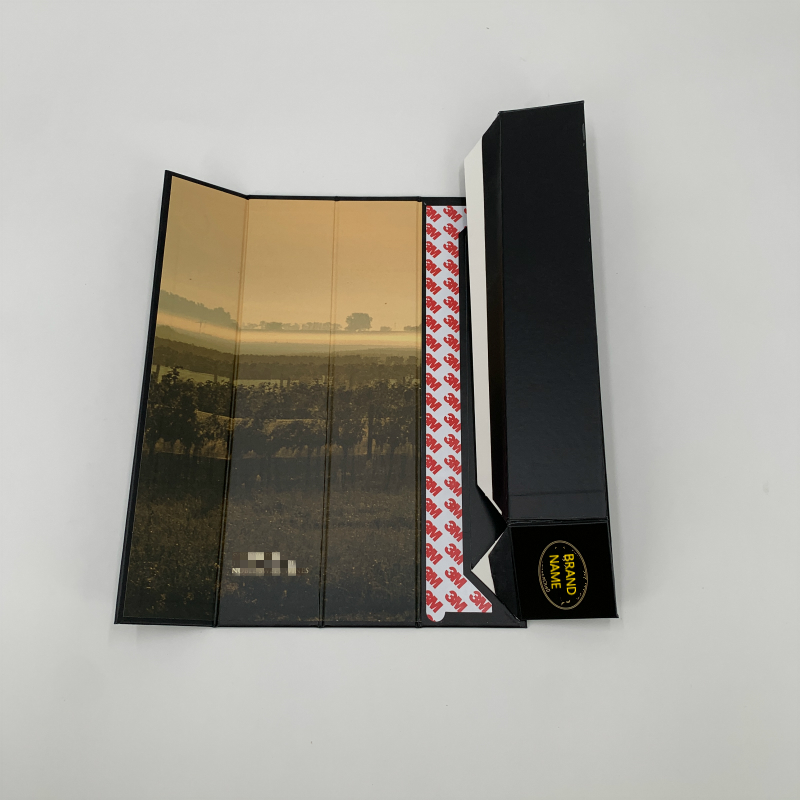 Mukautettu viinipullolaatikko samppanjan häätviinilaatikkoon