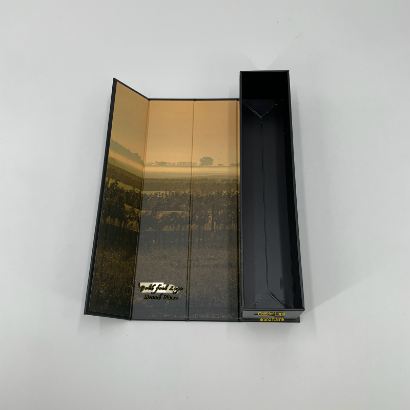 Mukautettu viinipullolaatikko samppanjan häätviinilaatikkoon