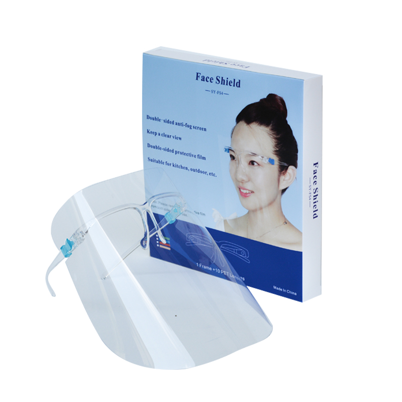Vaihdettavat Anti Fog Clear Face Splash -lasit Face Guard PET-kasvosuoja ruoanlaittoon