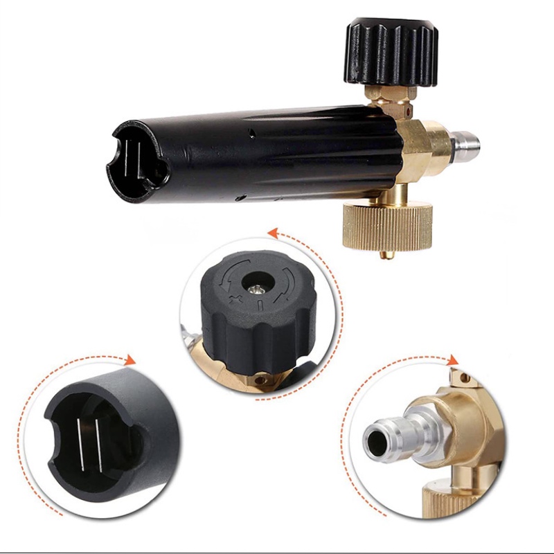 lumivaahtotykki painepesurin autopesuun