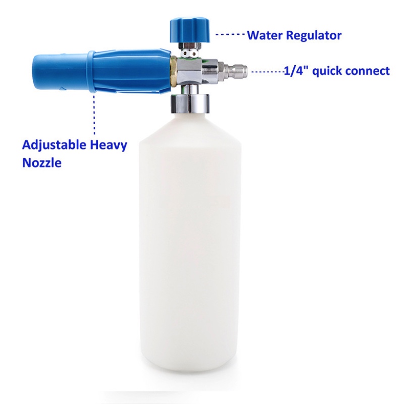 Foam Cannon Snow Foam Lance Painepesurin autonpesu Pikairrotettava, säädettävä 1\/4 \