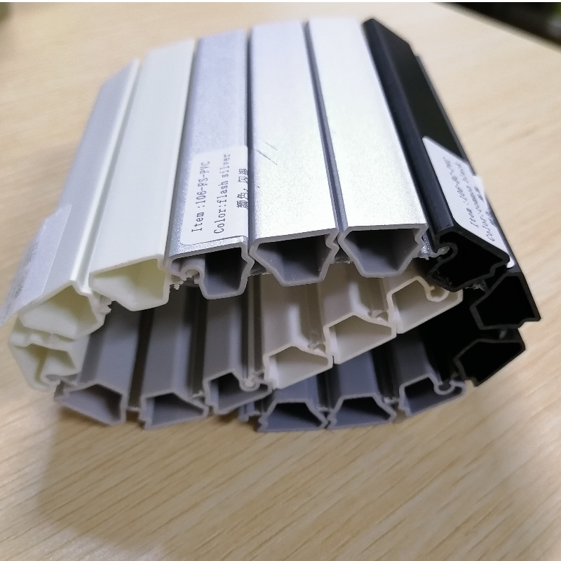 paloluokitetut PVC-rullaluukut säleikkö pvc-ikkunaluukut profiili koekstrudoitu pvc-profiili