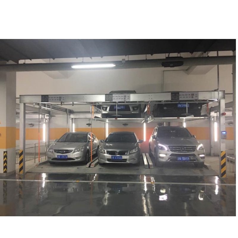 Suora tehdas myy automaattisia mekaanisia pystysuuntaisia ​​horisontaalisia PSH 2-6 Hubei -pysäköintilaitteita