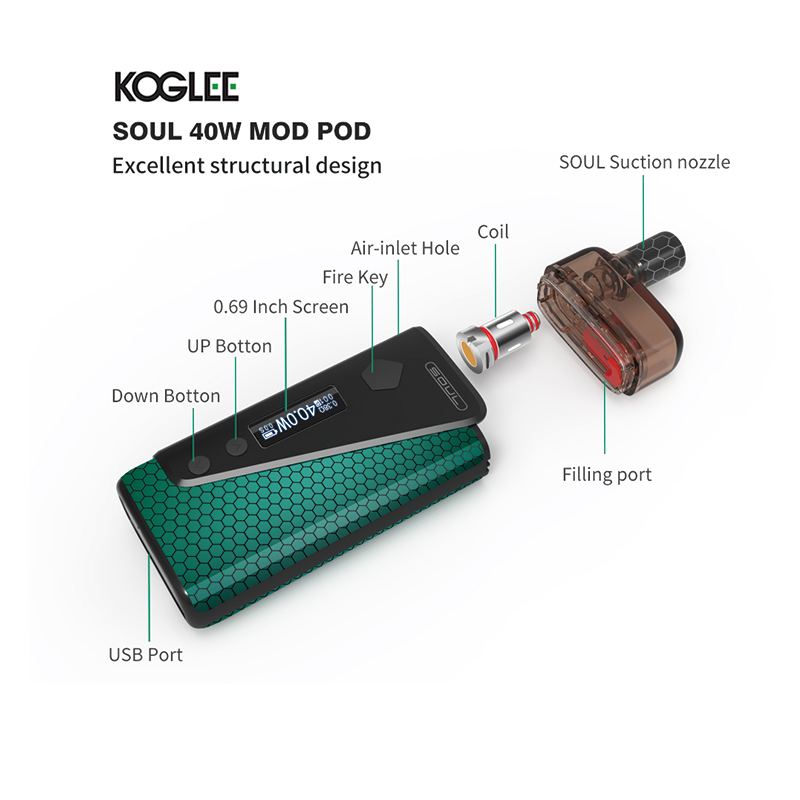 SOUL40W elektroninen savuke