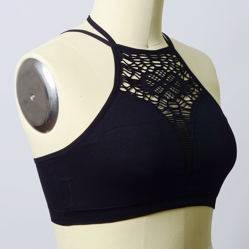 GA-5341Plus Seamless High Neck Strappy Back Brami Plus