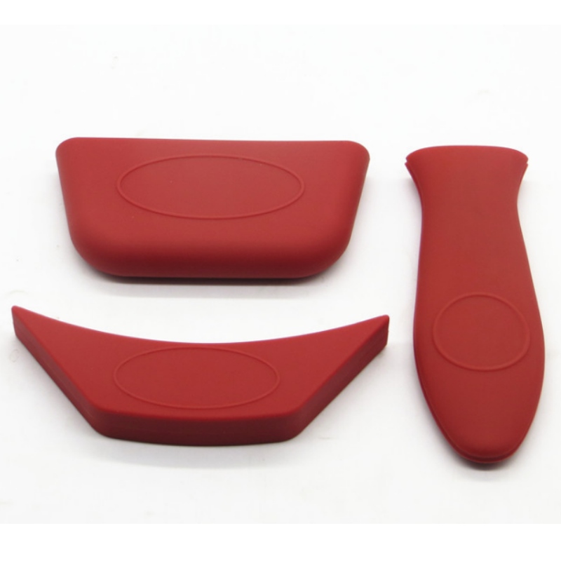 Silikoni anti-palovamman kahva lämmöneristyskansi potin kahvan kansi terävä kulma pyöreä kulma potin korvasuojus palovammainen liukastumattoman kahvan kansi