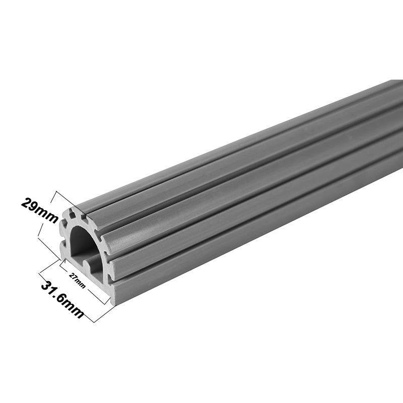 Epätyypillinen mittatilaustyönä valmistettu PVC-profiilitehdas pvc-teollisuusprofiili pvc D -profiili