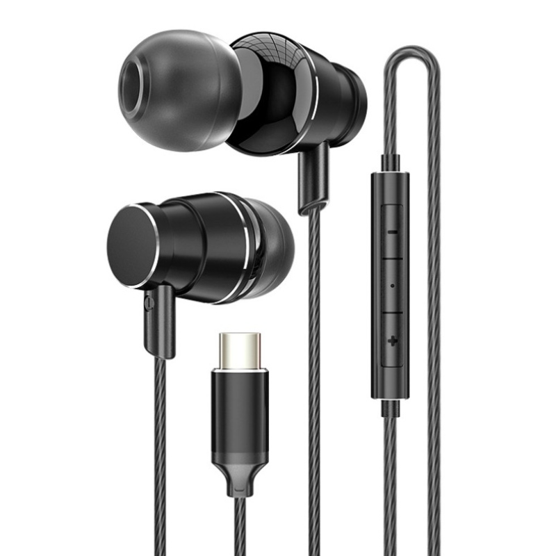 HIFI-korvakuulokkeet, super-stereoäänen kuulokkeet, tyyppi C, langallinen kuuloke Huawei Xiao Samsungille