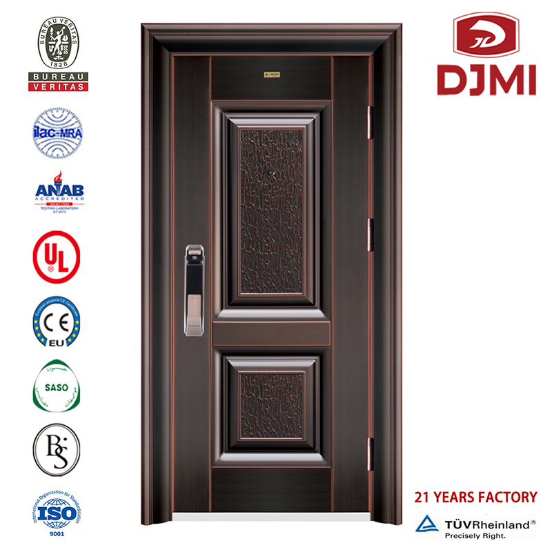 Professional Metal New Design Entry rautaovet Contranier House -ovien teräsoville Kiinassa Uusi muotoilu Halvat Iron Door -teräsovet Asuinrakentaminen Upouusi hotellille Moderni ovet Erinomaiset teräsovet