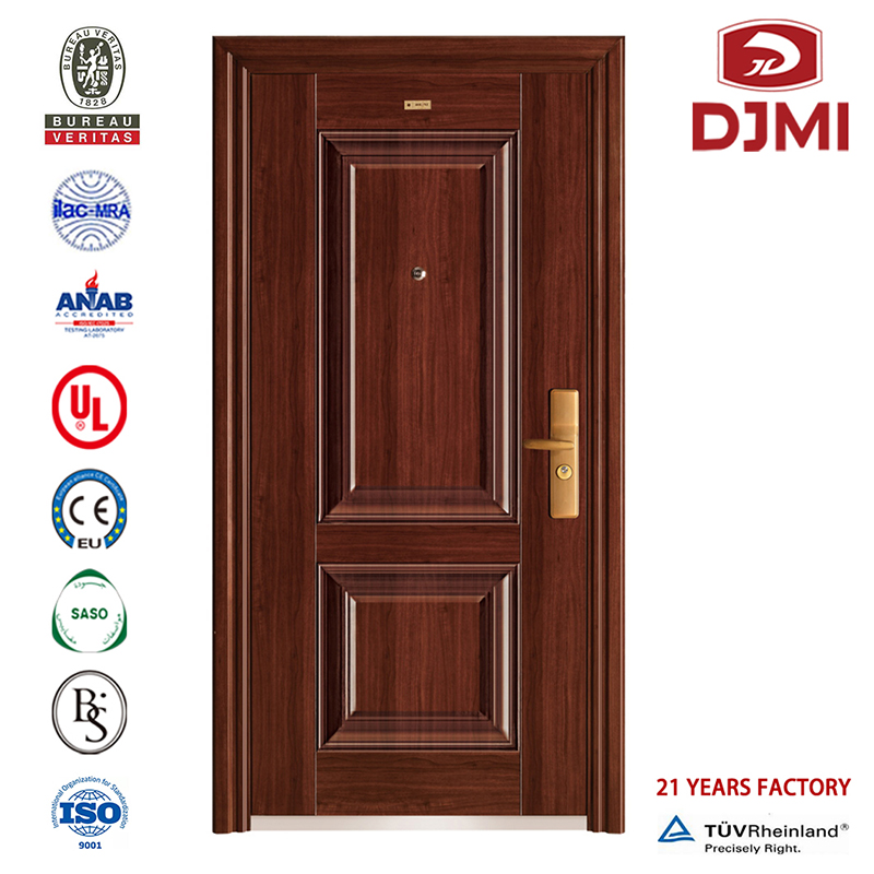 Ammattimainen ylellinen kerrostalon sisäänkäyntiovet teräsovi Uusi muotoiluhinta Filippiinit Koneiden valmistus teräsrakenteisiin kodin turvaoviin Upouudet takorautaiset sisäänkäynnin teräspääoven suunnittelu Kiinalaiset turva...